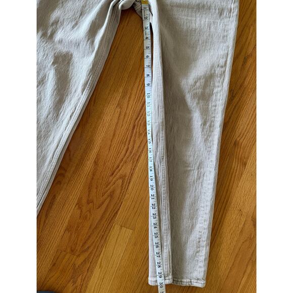 Abercrombie & Fitch High Rise Oatmeal Jeans - Size 27 - Picture 8 of 8